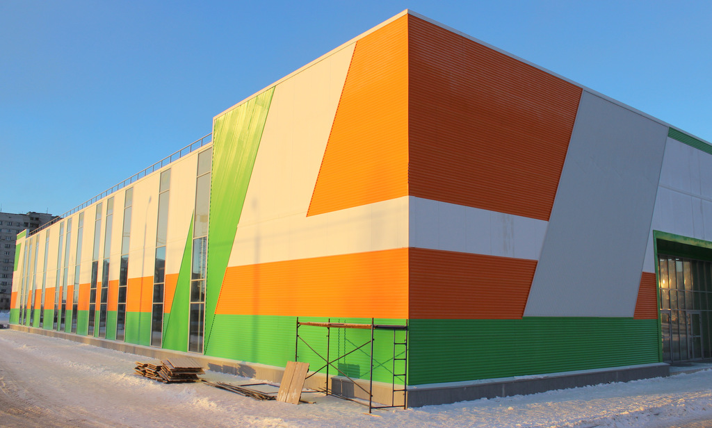 Новый торговый центр в Северодвинске, где откроется супермаркет «Макси».